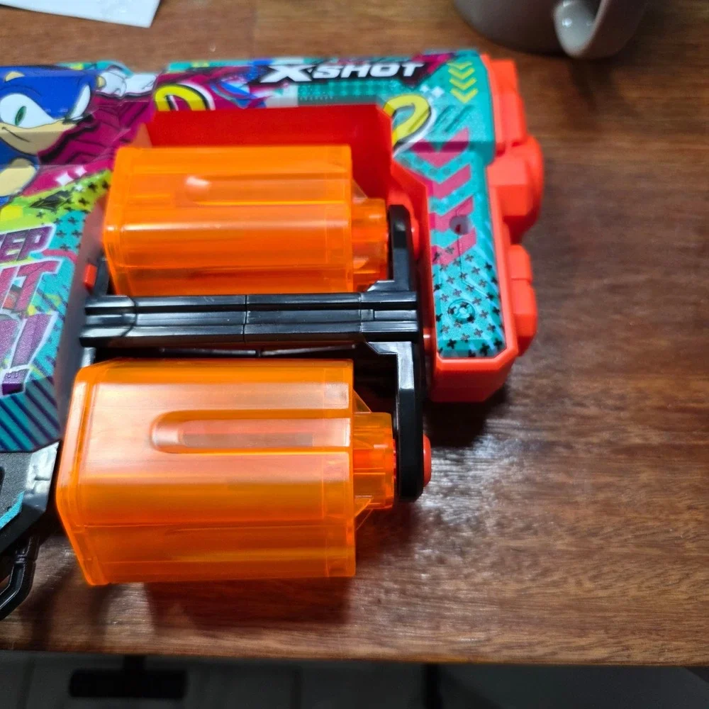 Zuru X-Shot Skins Sonic the Hedgehog Blaster Toy Gun Air Pocket Technology‎